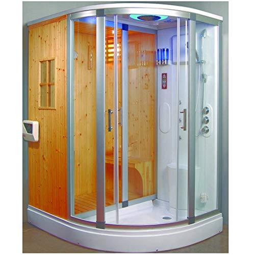 Hidromasaje con sauna vapor y seco